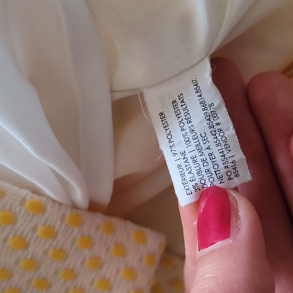 Club Monaco yellow mini skirt - Picture 4 of 7